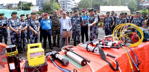 सूचनामा पकड राख्दै विपद् व्यवस्थापन र उद्धार गर्ने रणनीति, साढे १७ हजार सुरक्षाकर्मी तैनाथ