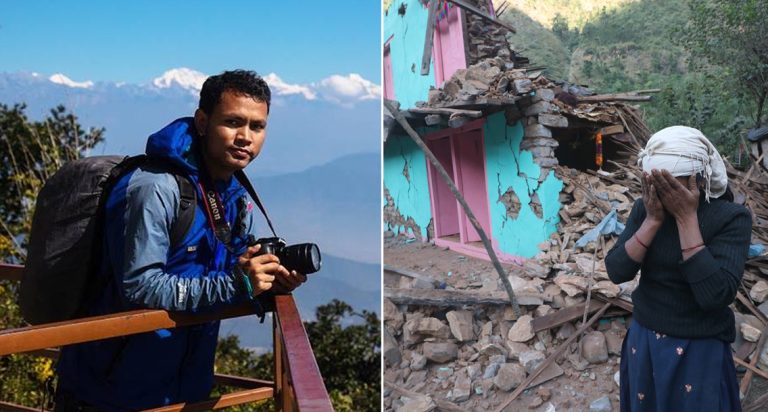 अनलाइनखबरकर्मी धिमालद्वारा जाजरकोट भूकम्पमा कैद तस्वीर बन्यो ‘वर्ष तस्वीर’