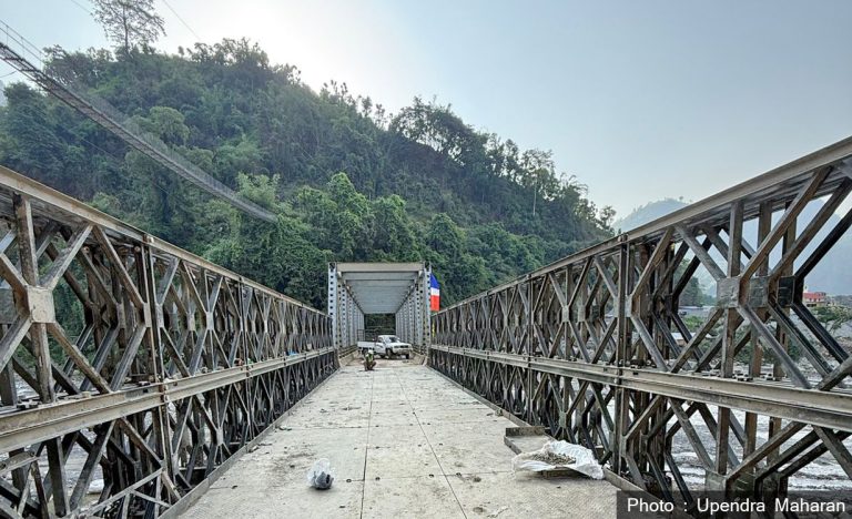 बेलिब्रिज जडानपछि खुल्यो कान्ति राजमार्ग