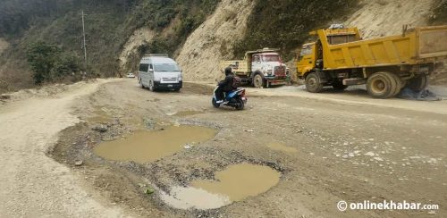 धुलिखेल-खावा सडक : ठेक्कामै अन्योल
