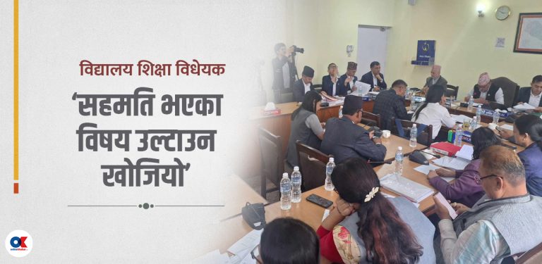 ईसीडीका ‘शिक्षक’ मा अड्कियो विद्यालय शिक्षा विधेयक