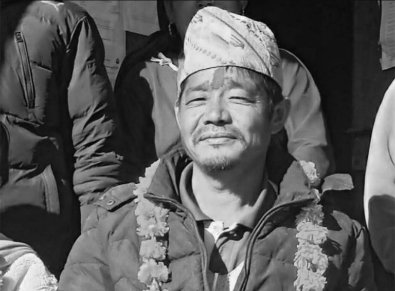 वडाध्यक्षको निधनमा थबाङमा शोक बिदा