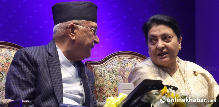 केपी ओलीको विकल्पमा आइन् विद्या भण्डारी