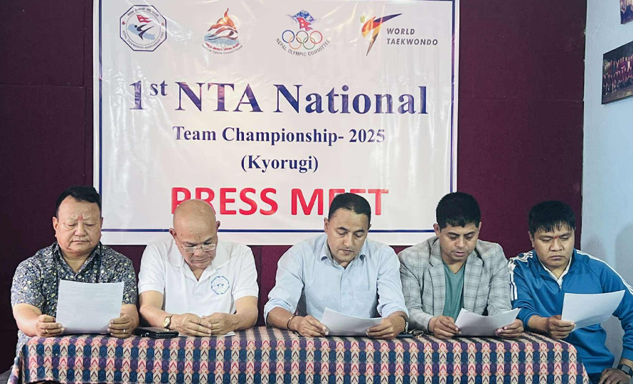पहिलो पटक तेक्वान्दोको एनटिए राष्ट्रिय टिम च्याम्पियनसिप हुने