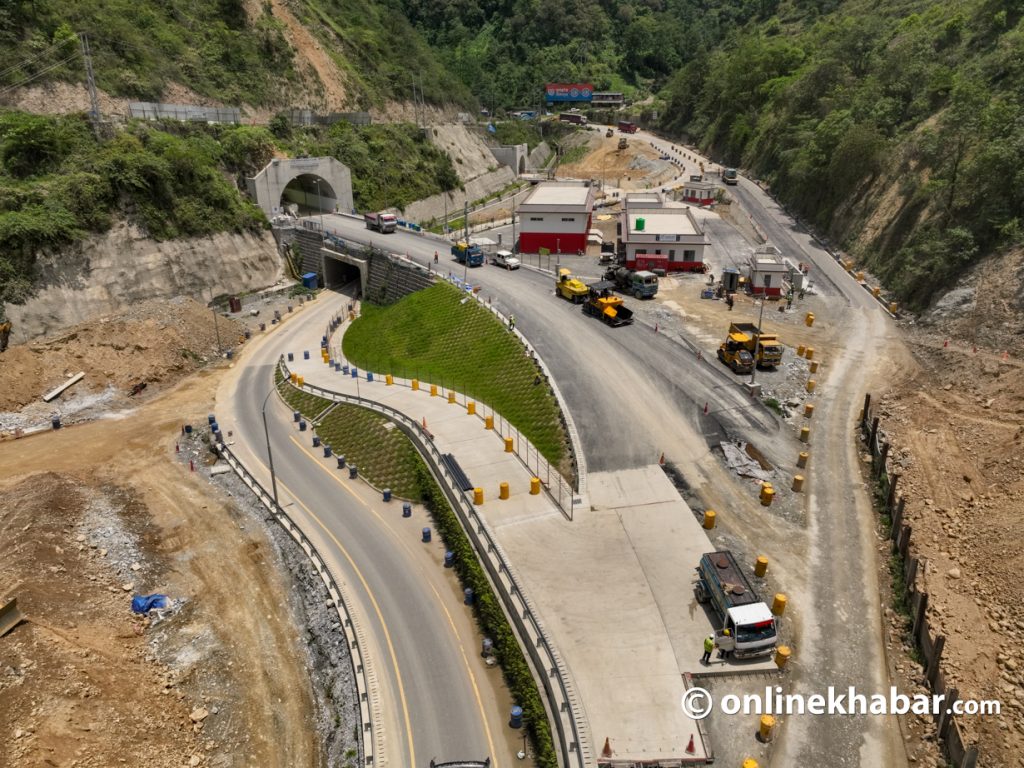 कति भयो नागढुंगा-मुग्लिन सडक विस्तारको काम ?