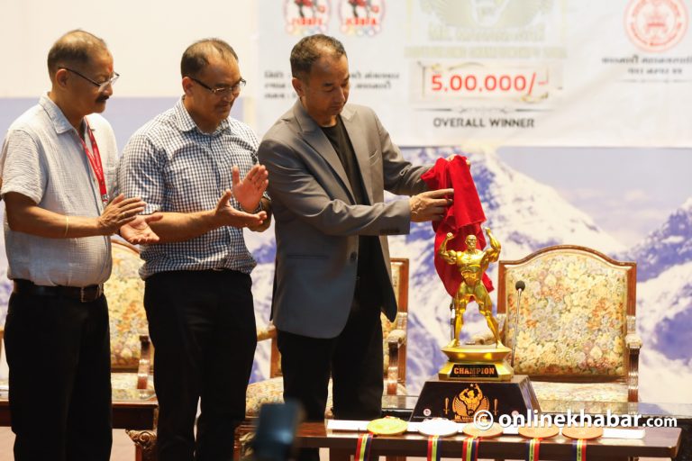 काठमाडौंमा ‘प्रथम मिस्टर महानगर बडीबिल्डिङ च्याम्पियनसिप’ हुँदै