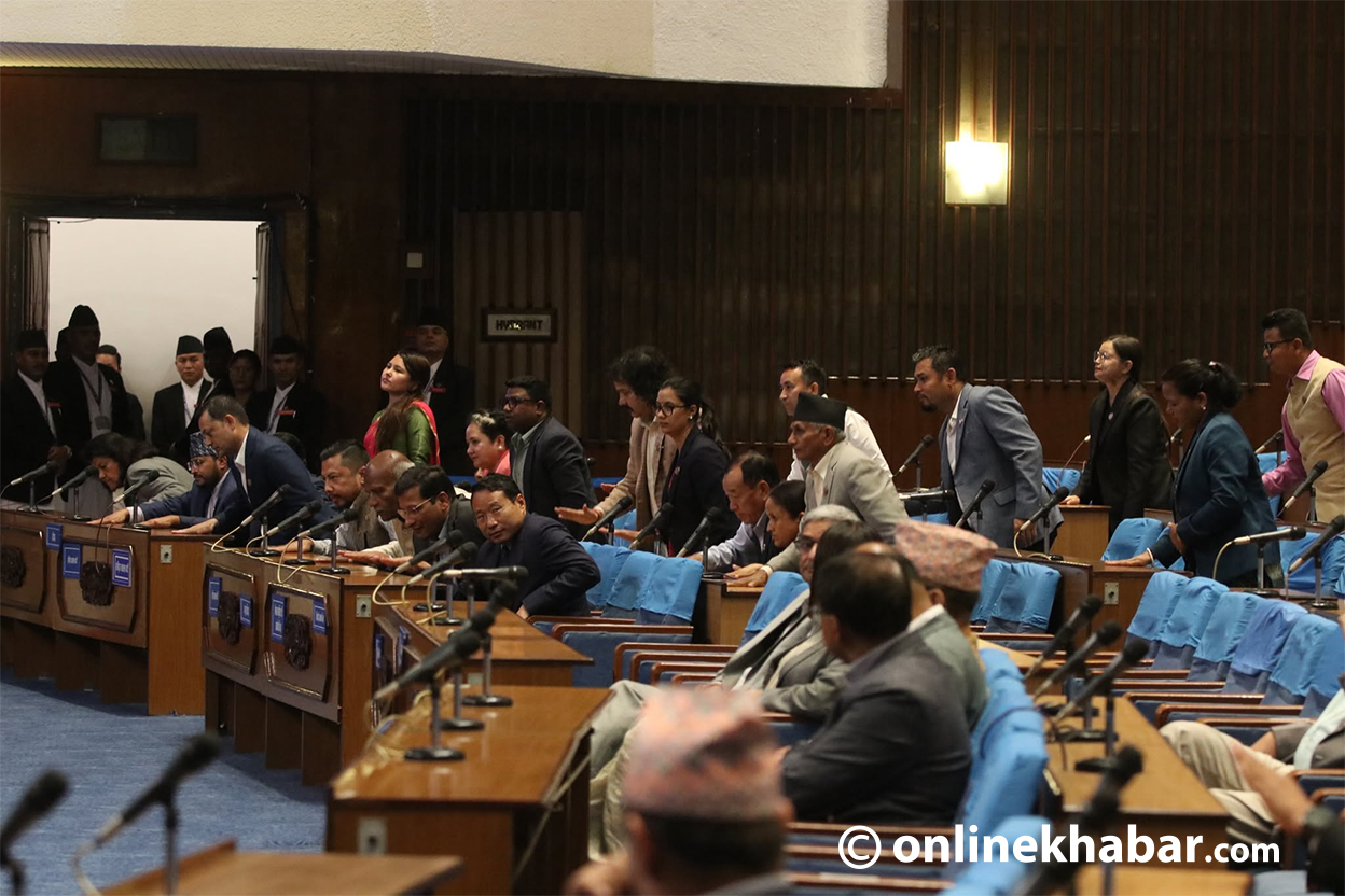 प्रतिनिधिसभामा आज पनि विपक्षीको अवरोध