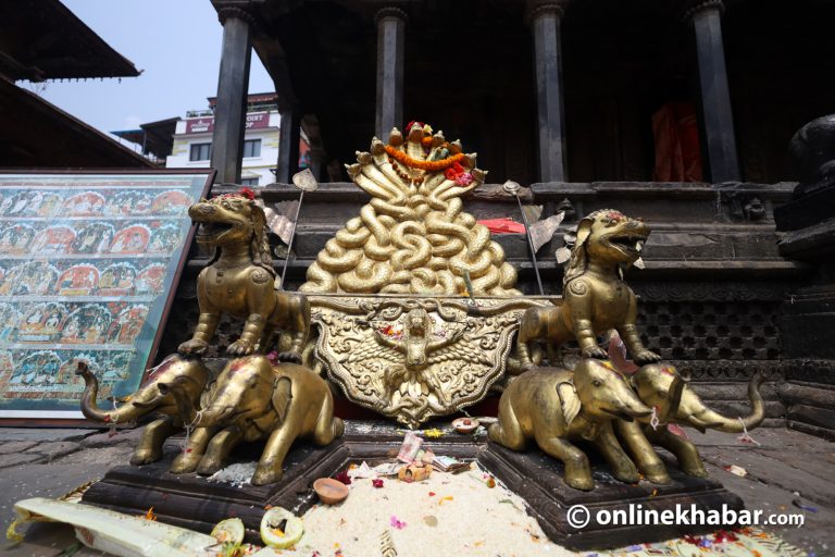 पाटनमा श्रीनिवास मल्लको आसन प्रदर्शन (तस्वीरहरु)