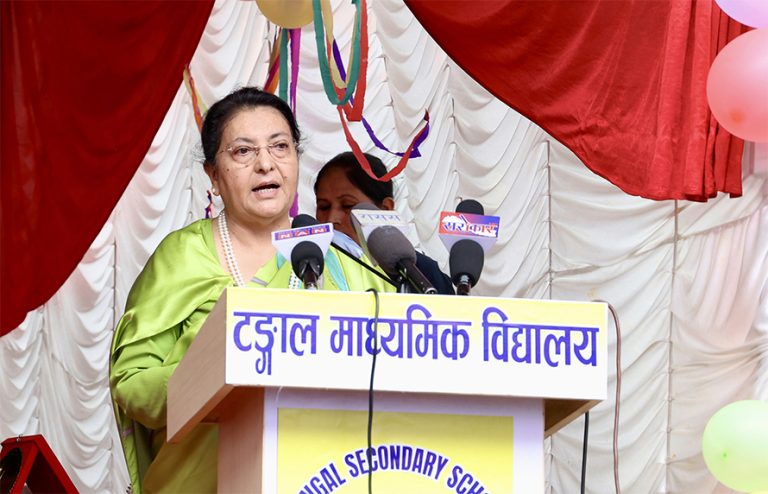मुलुकको शिक्षा प्रणालीमा सुधार गर्नुपर्छ : पूर्वराष्ट्रपति भण्डारी