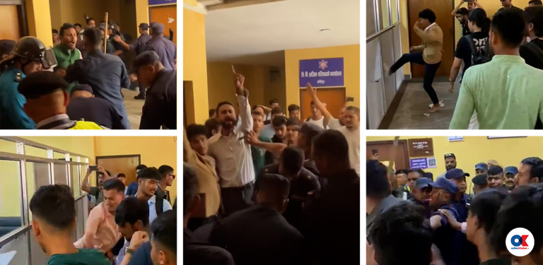 त्रिविमा तोडफोड गर्नेहरूलाई सरकारकै संरक्षण