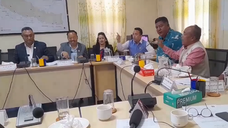 संसद्को उद्योग समितिमा लफडा (भिडियोसहित)