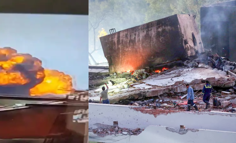 एयर इन्डियाको जहाज दुर्घटनामा लागेको आगोको तापक्रम १००० डिग्री !