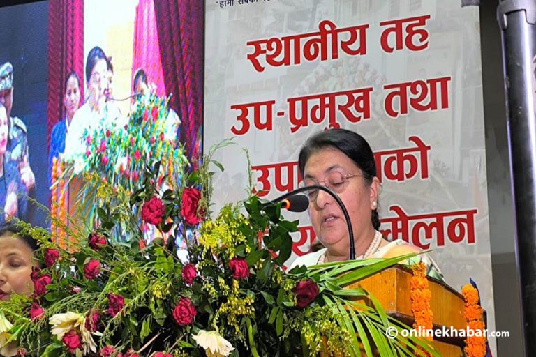 लोकतन्त्र जीवनपद्धति बनिसक्यो :पूर्वराष्ट्रपति भण्डारी