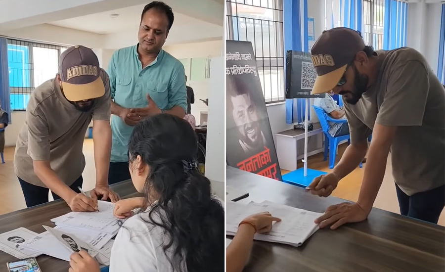 विपिन कार्कीले रास्वपा कार्यालय पुगेर रविको पक्षमा हस्ताक्षर गरे