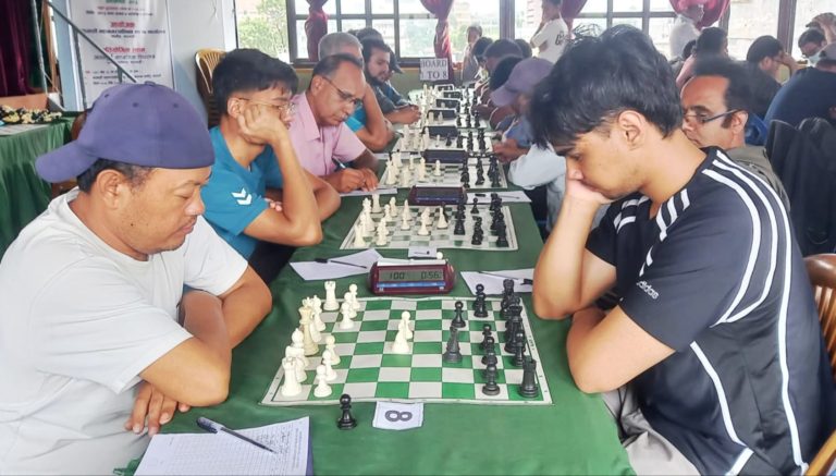 मंगलादेवी स्मृति चेस : पुरुषोत्तम र रियाको एकल अग्रता