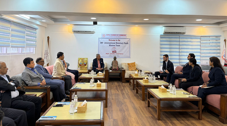 चेम्बर र आईएमएफ प्रतिनिधिबीच नेपालको आर्थिक अवस्थाबारे छलफल