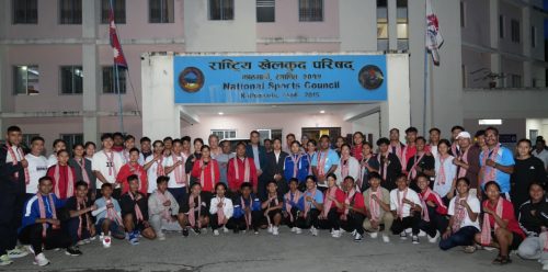 दक्षिण एसियाली करातेमा सहभागी हुन नेपाली टोली श्रीलंका प्रस्थान