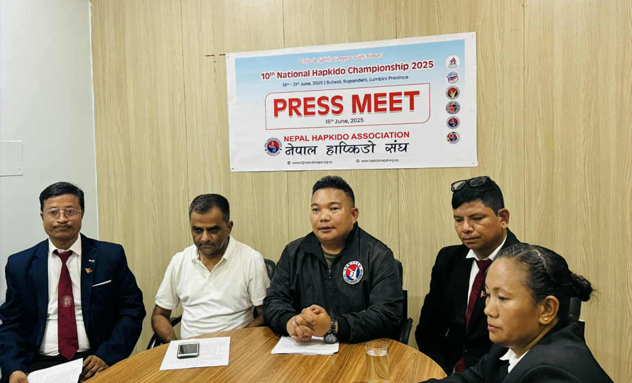 दशौं राष्ट्रिय हाप्किडो प्रतियोगिता बुटवलमा हुने