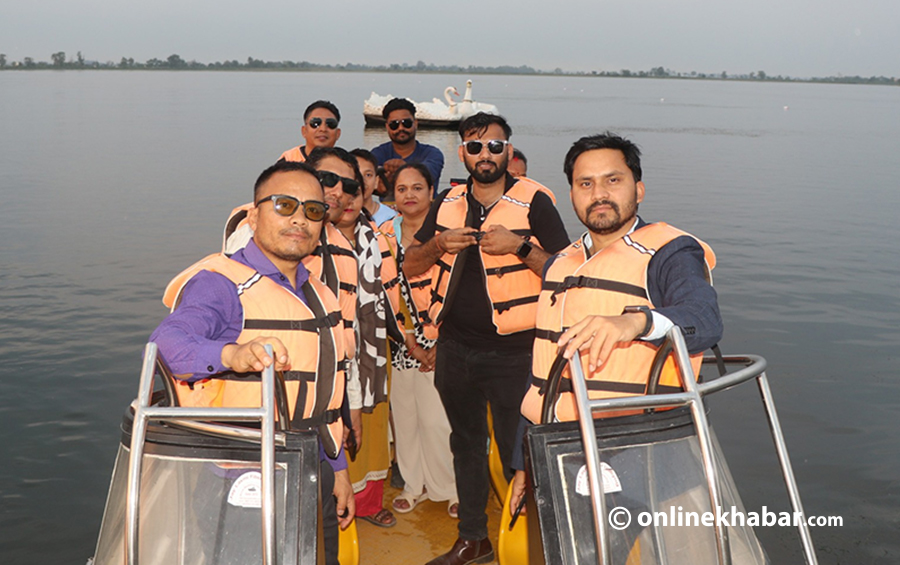 जगदिशपुर तालमा मोटरबोट चलाउन रोक