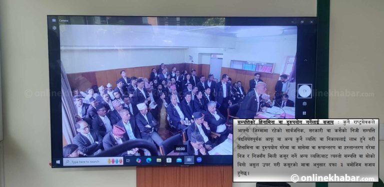 माधव नेपालको थुनछेक बहस : भ्रष्टाचार निवारण ऐन-दफा १७ को चर्चा