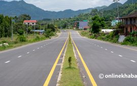 पाँच दशकपछि विस्तार भएको मुग्लिन-पोखरा सडक (फोटो भिडिओ)