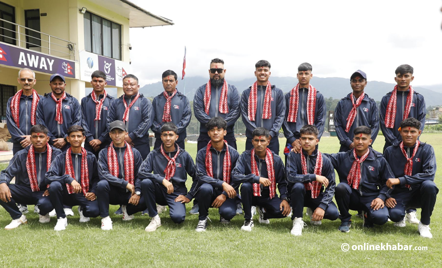 एसीसी यू-१६ इस्ट जोन कप खेल्न जाने नेपाली टोलीको बिदाइ
