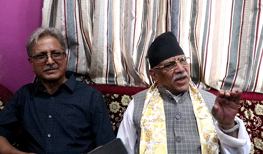 जनार्दनलाई  पार्टी छोड्न भनेको छैन : प्रचण्ड