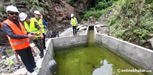 बर्खामा पनि काठमाडौंमा मेलम्चीको पानी, रिबर्मा खोला मिसाउने (भिडिओ)