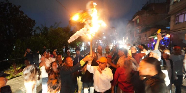 कमल थापाको रिहाइ माग्दै राँके जुलुस