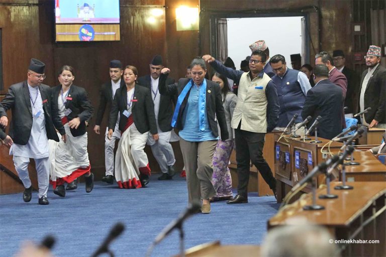प्रतिनिधि सभामा २६ औं दिन पनि रास्वपा र राप्रपाको विरोध