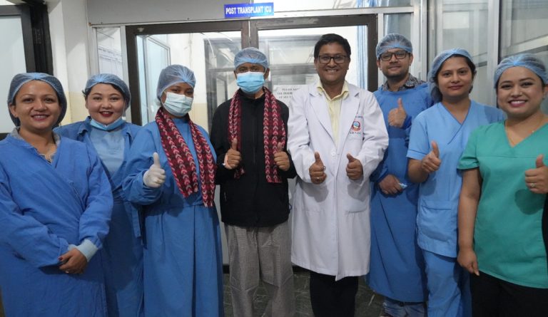 मस्तिष्क मृत्यु भएका व्यक्तिबाट प्राप्त मिर्गौला र कलेजो प्रत्यारोपण गराएका बिरामी डिस्चार्ज