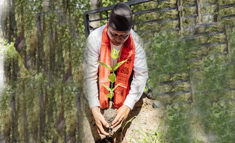 टीभीएस मोटर र जगदम्बा मोटर्सले १ सय रुख रोप्दै मनाए विश्व वातावरण दिवस