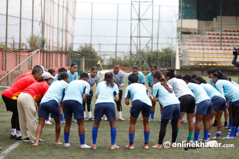 साफ यू-२० महिला च्याम्पियनको अन्तिम तयारीमा नेपाल, उपाधि जित्ने लक्ष्य