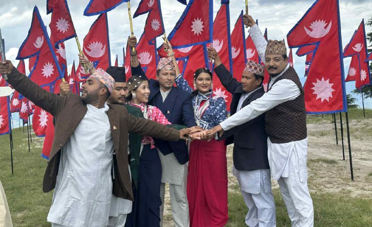 ‘यो मन त मेरो नेपाली हो’ फिल्मको शीर्ष गीत छायांकन