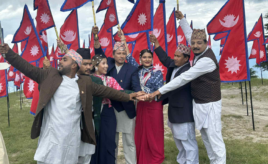 ‘यो मन त मेरो नेपाली हो’ फिल्मको शीर्ष गीत छायांकन