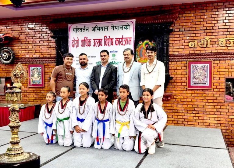 नेपाली तेक्वान्दो टोली थाइल्यान्ड जाने