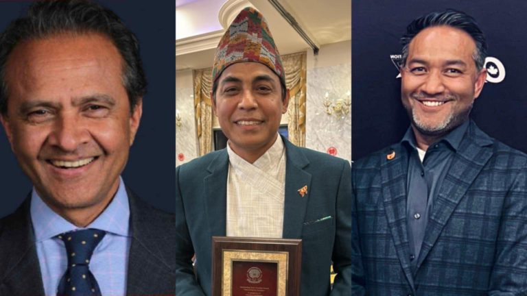 एनआरएन क्यानडाको अध्यक्ष पदका उम्मेदवार श्रेष्ठलाई डा. धरेल र महर्जनको साथ