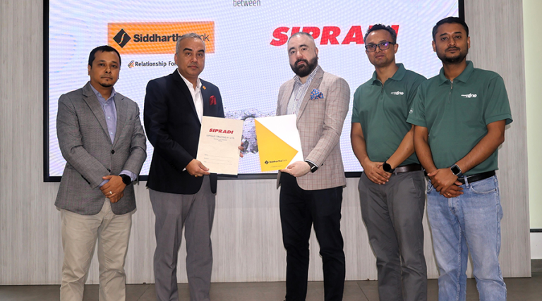 सिद्धार्थ बैंक र सिप्रदी ट्रेडिङबीच विद्युतीय ट्याक्सी कर्जा सम्झौता