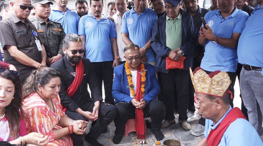 बालेनले गरे ऐतिहासिक सिंहद्वार उद्घाटन
