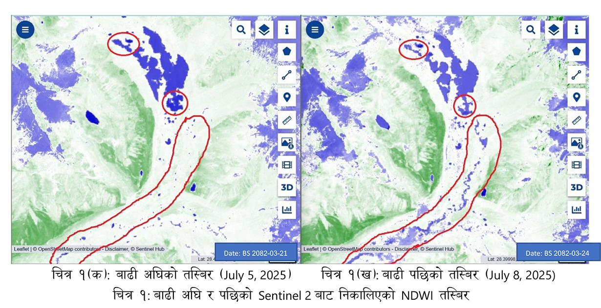 जल तथा मौसम विज्ञान विभागले पनि भन्यो– रसुवामा हिमबाढी
