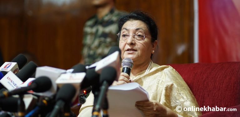 पार्टी सदस्य भएको ४५ वर्ष भयो, मलाई रोक्न मिल्दैन : विद्या भण्डारी
