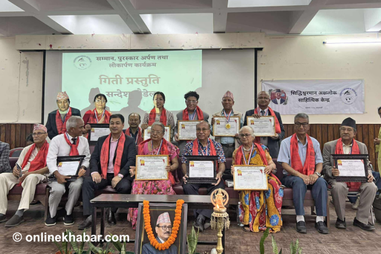 विनय कसजुलाई मरणोपरान्त उत्कृष्ट बालसाहित्य सम्मान