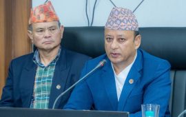 मनसुनजन्य विपद् न्यूनिकरणका लागि चीनसँग सहकार्य गरौं : उर्जामन्त्री खड्का