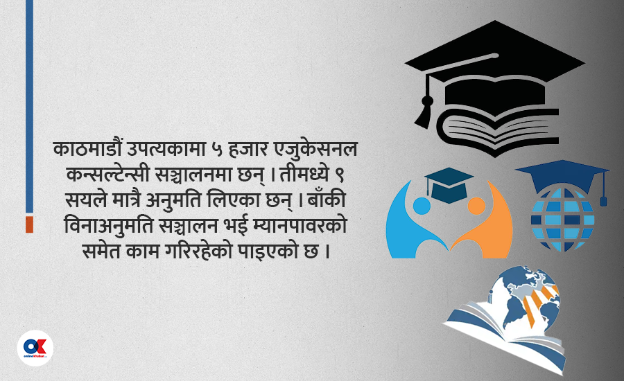 उपभोक्तामाथि लुट मच्चाउँदै एजुकेसनल कन्सल्टेन्सी, ४१ सय विनादर्ता सञ्चालन