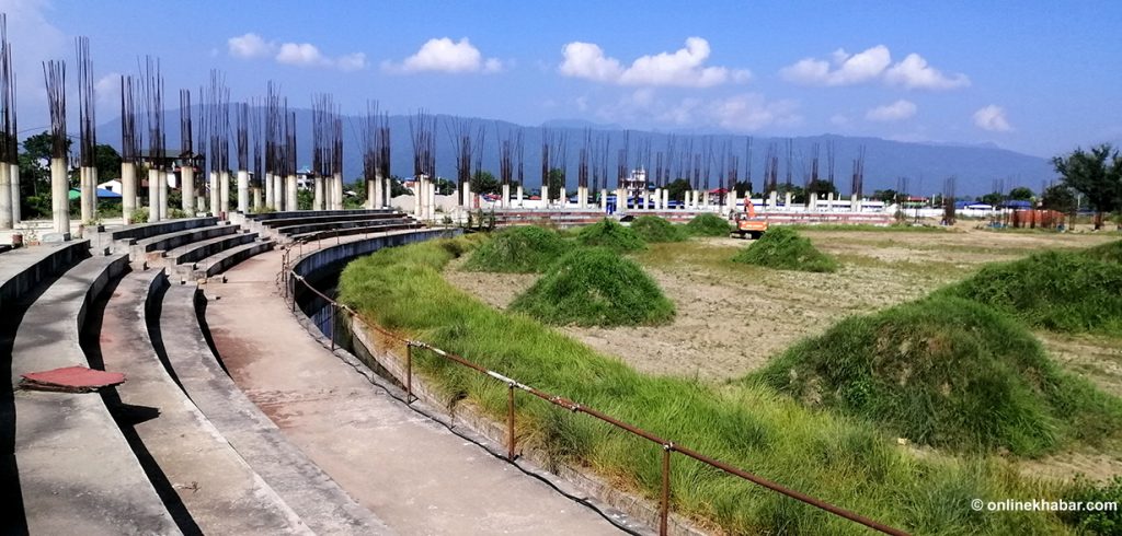 गौतमबुद्ध क्रिकेट रंगशाला निर्माणको गति सुस्त, साढे १० करोड रकम फ्रिज