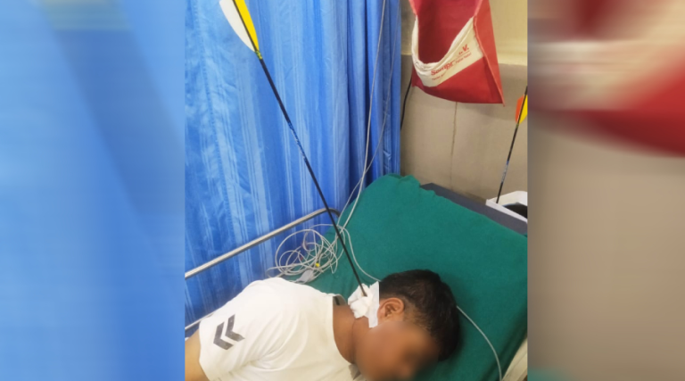 बोर्डमा तीर हान्न खोज्दा मान्छेलाई लाग्यो, एक पक्राउ