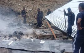 हुम्लामा किराना पसलमा आगलागी