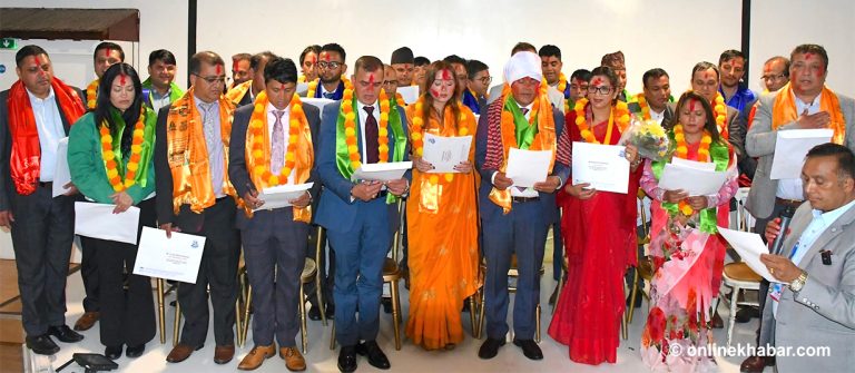 एनआरएनए यूकेमा पुडासैनीको नेतृत्वमा नयाँ टिम