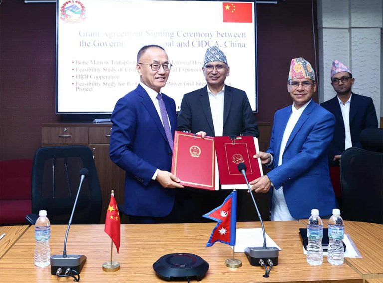 चीनले भरतपुर क्यान्सर अस्पताल, सिभिल अस्पताल र रसुवागढी–केरुङ ट्रान्समिसन लाइनमा सघाउने