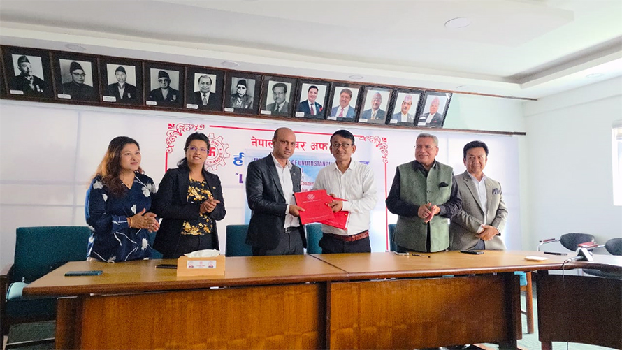 सूचना प्रविधि क्षेत्र बलियो बनाउन क्यान महासंघ र नेपाल चेम्बर अफ कमर्सबीच सम्झौता